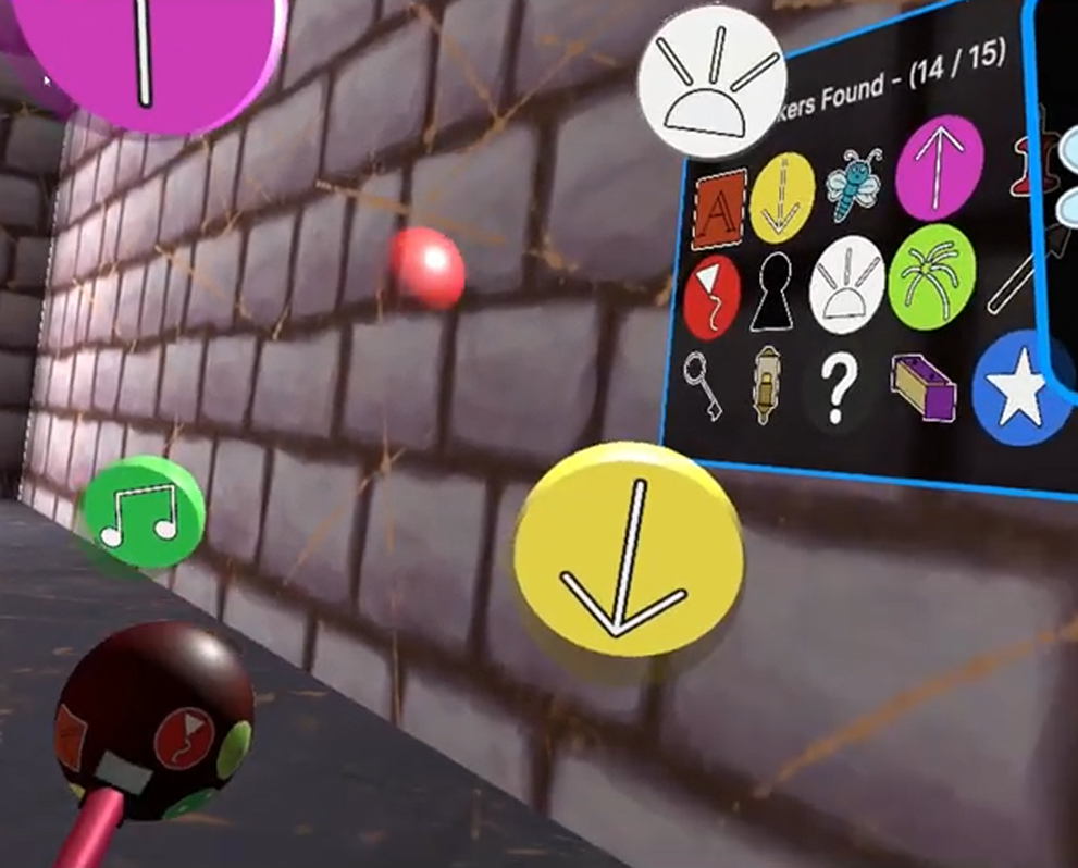 Cardboard Castle in-game HUD